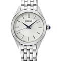 Seiko Seiko CS Dress SUR537P1  SUR537P1 кварцевые женские часы белый циферблат, браслет нержавеющая сталь — вид спереди