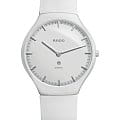 Rado Rado True Thinline R27970109  R27970109 кварцевые женские часы белый циферблат, браслет высокотехнологичная керамика — вид спереди