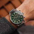 Earnshaw Earnshaw Investigator ES-8194-33 мужские часы зеленый циферблат на запястье