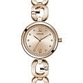 Guess Guess Bejeweled GW0759L3  GW0759L3 кварцевые женские часы золотой циферблат, браслет нержавеющая сталь с ip-покрытием — вид спереди