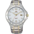 Orient Orient UN81002W (FUN81002W)  FUN81002W  мужские часы  белый циферблат, браслет  — вид спереди