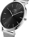 Daniel Wellington Daniel Wellington Classic Mesh Onyx DW00100629 , наручные мужские часы фото под углом