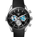 TAG Heuer TAG Heuer Carrera Chronograph Seafarer X Hodinkee CBS2014.FT6293  CBS2014.FT6293 механические мужские часы черный циферблат, браслет каучук — вид спереди