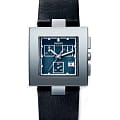 Rado Rado DiaStar R18683205  R18683205 кварцевые мужские часы синий циферблат, браслет кожаный — вид спереди