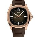 Mido Mido Multifort TV Big Date M049.526.37.291.00  M0495263729100 механические мужские часы черный циферблат, браслет каучук — вид спереди