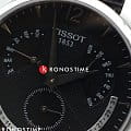 Tissot Tissot Tradition Perpetual Calendar T063.637.16.057.00 кварцевые мужские часы часы, крупный план черный циферблат