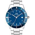 Daniel Wellington Daniel Wellington Iconic Paradigma Link Blue Enamel Silver DW00100820  DW00100820 кварцевые мужские часы синий циферблат, браслет нержавеющая сталь — вид спереди