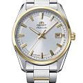 Orient Orient Classic Automatic RA-AC0R01S  RA-AC0R01S механические мужские часы серебристый циферблат, браслет нержавеющая сталь с pvd-покрытием — вид спереди