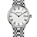 Aerowatch Aerowatch Heritage 21976 AA07 M  21976 AA07 M кварцевые мужские часы  белый циферблат, браслет нержавеющая сталь — вид спереди
