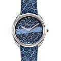 Salvatore Ferragamo Salvatore Ferragamo SFNE00119  SFNE00119 кварцевые женские часы  синий циферблат, браслет кожаный — вид спереди