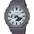 Casio Casio G-Shock GA-2100HD-8ADR (GA-2100HD-8A) GA-2100 GA-2100HD-8ADR электронные мужские часы серый циферблат, браслет полимер — вид спереди