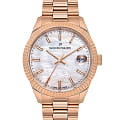 Jacques Philippe Jacques Philippe Solis JPQLS243385  JPQLS243385 кварцевые женские часы перламутровый циферблат, браслет нержавеющая сталь с ip-покрытием — вид спереди