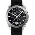 Jacques Lemans Jacques Lemans Derby 1-2198A  1-2198A кварцевые мужские часы черный циферблат, браслет кожаный — вид спереди