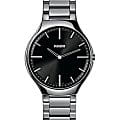 Rado Rado True Thinline R27955152  R27955152 кварцевые мужские часы черный циферблат, браслет высокотехнологичная керамика — вид спереди