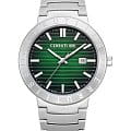 Cerruti 1881 Cerruti 1881 Filiano CIWGA0043103  CIWGA0043103 кварцевые мужские часы  зеленый циферблат, браслет нержавеющая сталь — вид спереди