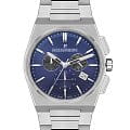 Jacques Philippe Jacques Philippe Aurora JPQGC411336  JPQGC411336 кварцевые мужские часы синий циферблат, браслет нержавеющая сталь — вид спереди