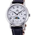 Orient Orient RA-KA0006S10  RA-KA0006S кварцевые женские часы белый циферблат, браслет кожаный — вид спереди