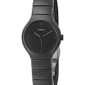 Rado Rado True R27817152  R27817152 кварцевые женские часы черный циферблат, браслет высокотехнологичная плазменная керамика — вид спереди