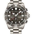 Certina Certina DS Action Chronograph C032.417.44.081.00 DS Action C0324174408100 кварцевые мужские часы серый циферблат, браслет титановый — вид спереди