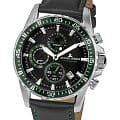 Jacques Lemans Jacques Lemans Classic 1-2088C  1-2088C кварцевые мужские часы черный циферблат, браслет кожаный — вид спереди