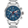 Swiss Military Hanowa Swiss Military Hanowa Aerograph SMWGI2101502  SMWGI2101502 кварцевые мужские часы синий циферблат, браслет нержавеющая сталь — вид спереди