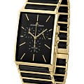 Jacques Lemans Jacques Lemans High Tech Ceramic 1-1900C  1-1900C кварцевые мужские часы  черный циферблат, браслет сталь + pvd + керамика — вид спереди