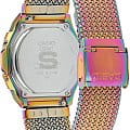 Casio Casio Vintage A1000PRW-1, vintage япония мужские часы на браслете сталь с ip покрытием боковой вид