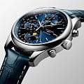 Longines Longines Master Collection L2.773.4.92.0 мужские часы синий циферблат на запястье