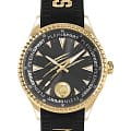 Plein Sport Plein Sport PS5BA0324  PS5BA0324 кварцевые мужские часы  черный циферблат, браслет силикон — вид спереди