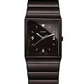 Rado Rado Ceramica R21614302  R21614302 кварцевые мужские часы черный циферблат, браслет высокотехнологичная керамика — вид спереди