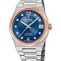 Festina Festina Swiss Made F20031/2  F20031/2 механические женские часы  белый циферблат, браслет нержавеющая сталь — вид спереди