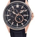 Orient Orient Automatiс RA-AK0604B10 (RA-AK0604B10B)  RA-AK0604B1 механические мужские часы черный циферблат, браслет силикон — вид спереди