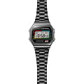 Casio Casio Vintage A168WEUC-1A мужские часы антрацитовый циферблат на запястье