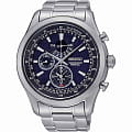 Seiko Seiko Conceptual Series Dress SPC125P1  SPC125P1 кварцевые мужские часы синий циферблат, браслет 18-каратное желтое золото — вид спереди