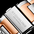 Stuhrling Stuhrling Luciano 371B.05,  сша мужские часы на браслете нержавеющая сталь с pvd-покрытием боковой вид