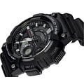 Casio AEQ-110W-1A мужские часы застежка крупным планом