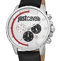 Just Cavalli Just Cavalli Gents JC1G063L0215  JC1G063L0215 кварцевые мужские часы белый циферблат, браслет кожаный — вид спереди