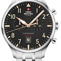 Swiss Military by Chrono Swiss Military by Chrono Vintage Chronograph SM34098.04  наручные мужские часы фото под углом.
