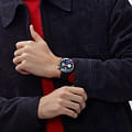 TAG Heuer TAG Heuer Carrera Skipper CBS2213.FN6002 механические мужские часы часы крупный план синий циферблата