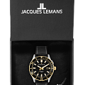 Jacques Lemans Jacques Lemans Hybromatic 1-2131C, hybromatic австрия мужские часы на браслете кожаный боковой вид