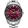 Rado Rado Hyperchrome R32502403  R32502403 кварцевые мужские часы красный циферблат, браслет нержавеющая сталь — вид спереди