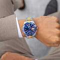 Jaguar Jaguar Executive Diver J863/C,  швейцария мужские часы на браслете нержавеющая сталь с pvd-покрытием боковой вид