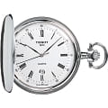 Tissot Tissot Savonnette T83.6.553.13  T83655313 кварцевые мужские часы белый циферблат, браслет не выбрано — вид спереди