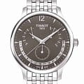 Tissot Tissot Tradition Perpetual Calendar T063.637.11.067.00 Tradition T0636371106700 кварцевые мужские часы серый циферблат, браслет  — вид спереди