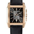 Jacques Lemans Jacques Lemans London 1-2162C  1-2162C кварцевые мужские часы черный циферблат, браслет кожаный — вид спереди