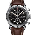 Breitling Breitling Aviator 8 Chronograph 43 A13316101B1X3  A13316101B1X3 механические мужские часы черный циферблат, браслет кожаный — вид спереди