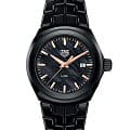 TAG Heuer TAG Heuer Link WBC1392.BH0744  WBC1392.BH0744 кварцевые женские часы  перламутровый циферблат, браслет керамика — вид спереди