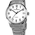 Jacques Lemans Jacques Lemans Classic 1-2074H  1-2074H кварцевые женские часы белый циферблат, браслет нержавеющая сталь — вид спереди