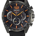 Seiko Seiko Conceptual Series Sports SSB351P1  SSB351P1 кварцевые мужские часы черный циферблат, браслет силикон — вид спереди