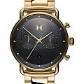 MVMT MVMT CHRONO 28000105-D  28000105-D кварцевые мужские часы черный циферблат, браслет сталь с ip покрытием — вид спереди